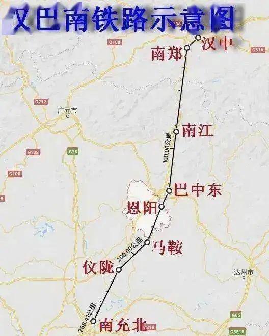 汉巴南铁路最新线路图，连接历史与未来的交通要道